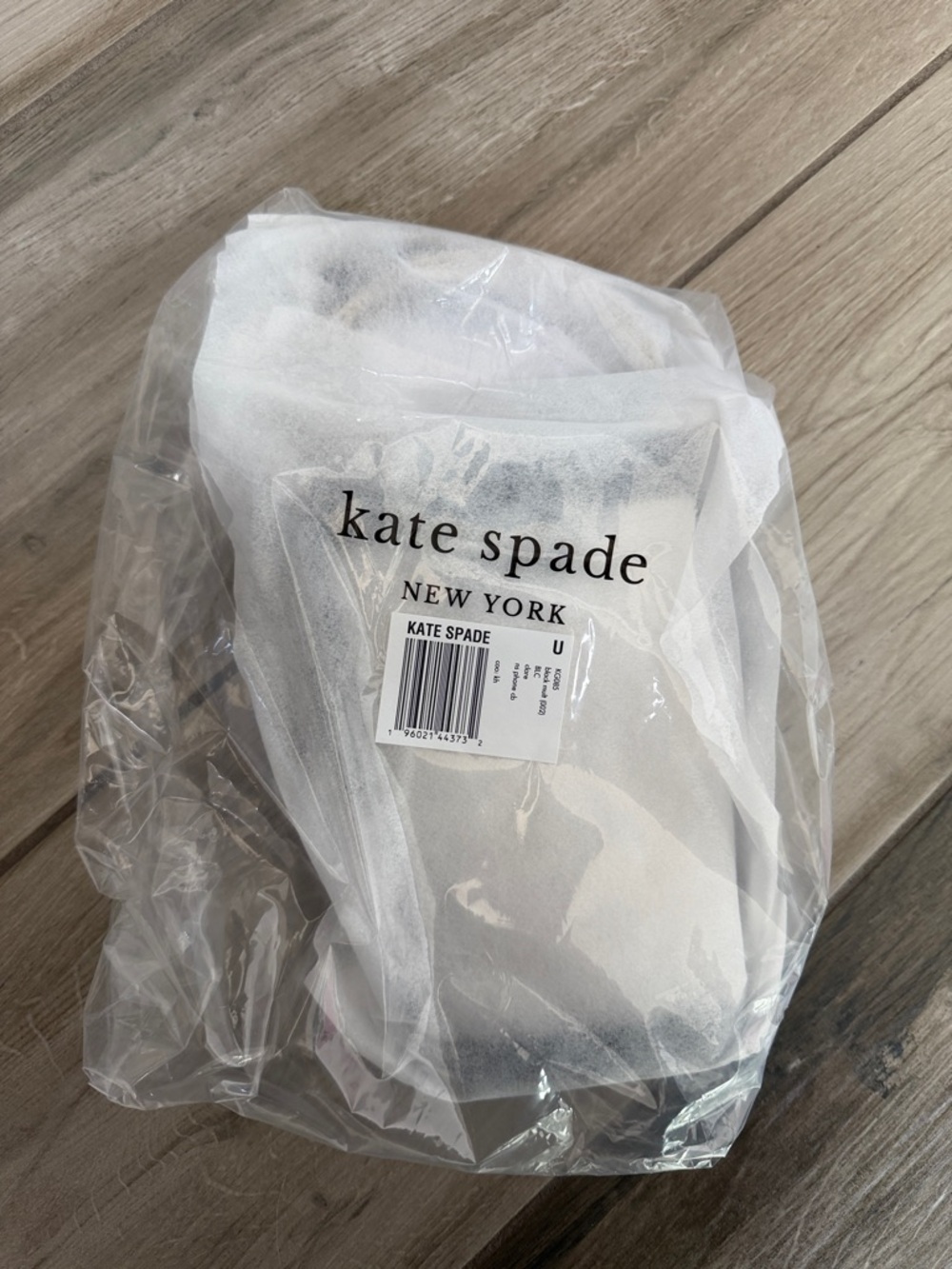 Kate Spade White Clear Protective Dust Bag with Logo NWT - Picture 5 of 5